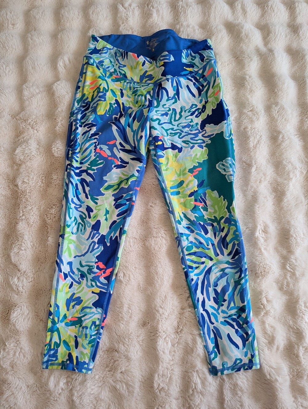 Lilly Pulitzer Luxletic Leggings Large  GUC